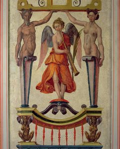 Arabesque panel, that may have come from Nonsuch Palace, 16th century by Toto
